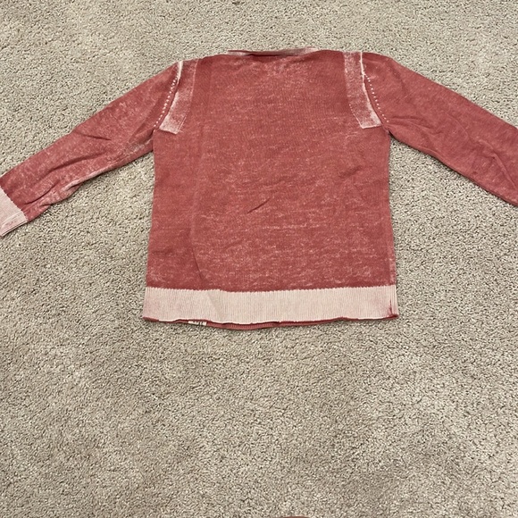 Bonpoint Light red sweater, size 4 - Picture 4 of 4